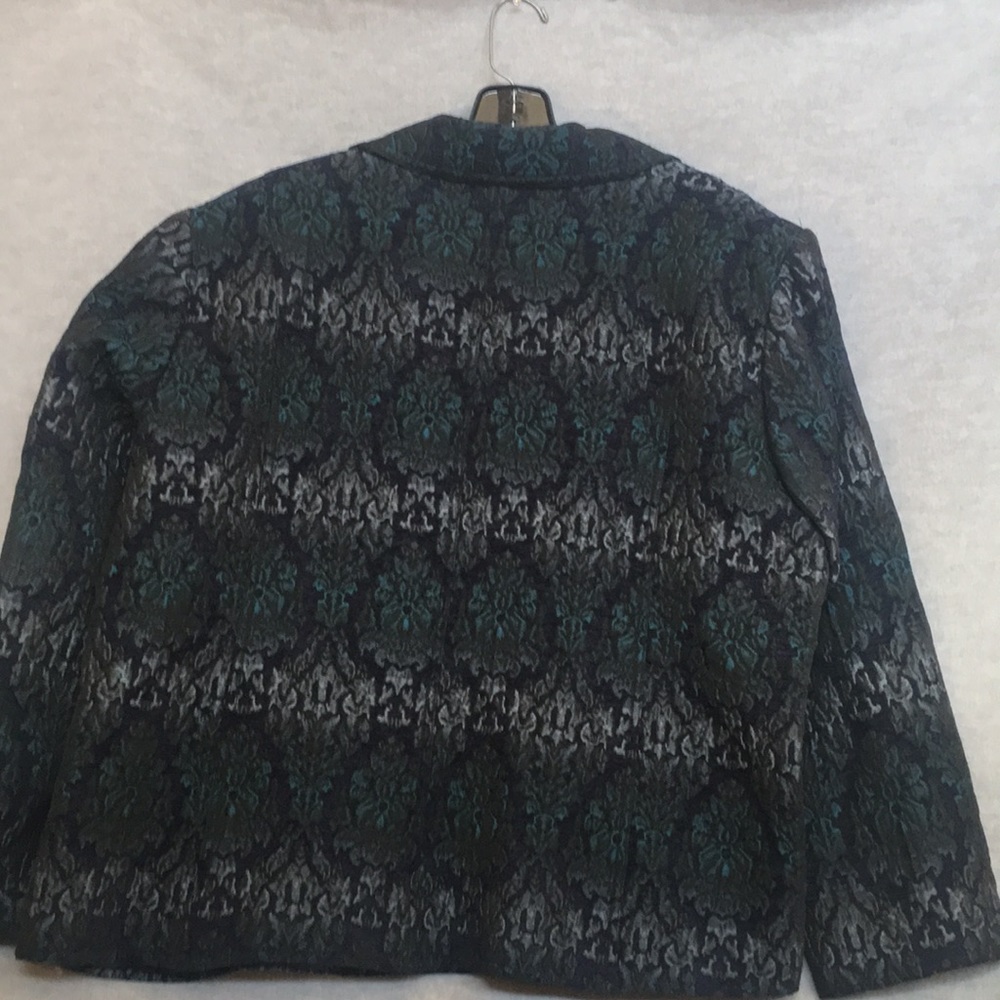 Erin by Erin London 3X Brocade Type Fabric Career Fully Lined Classic Jacket - Picture 6 of 10